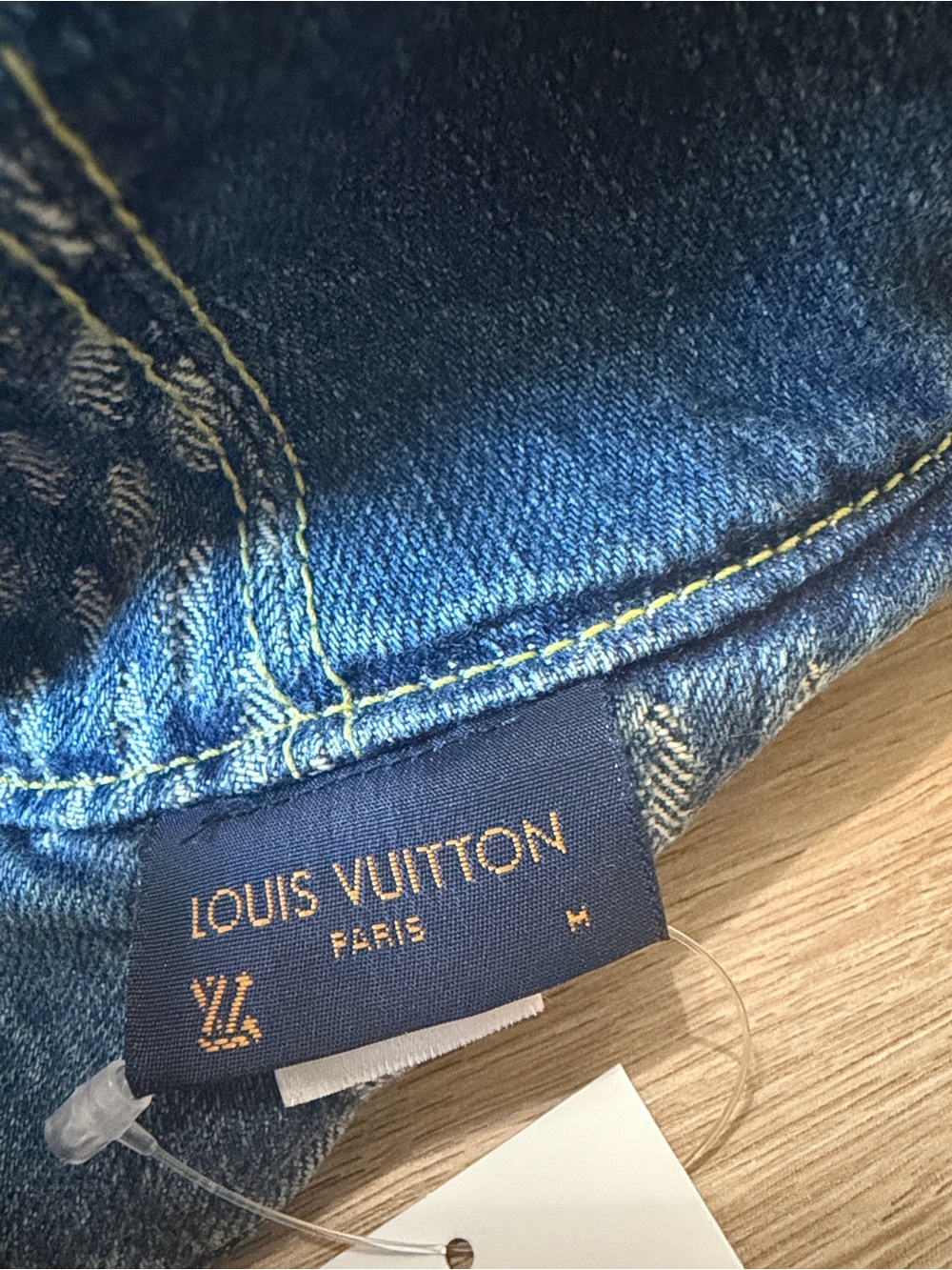 Louis Vuitton × NIGO Denim Bucket Hat Reversible MP2733 - Size 58 M - Picture 4 of 5